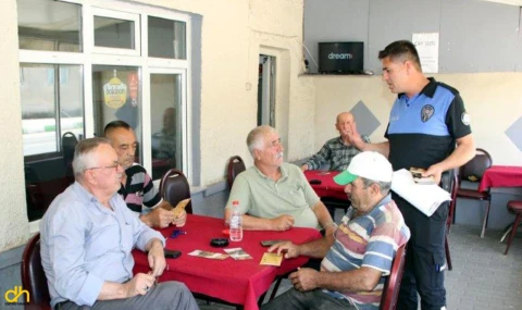 Polisten vatandaşlara orman yangınlarına karşı uyarı