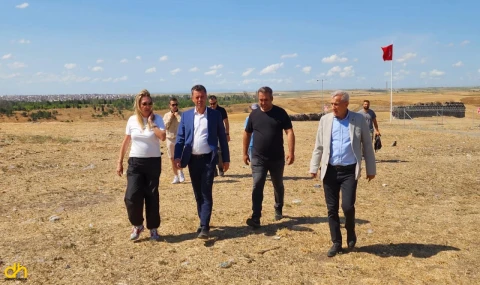 Başkan Sarıkurt, Çorlu Kalesi’ndeki kazı çalışmalarını inceledi