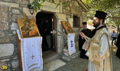 Bozcaada’da Aya Paraskevi Günü ayini yapıldı