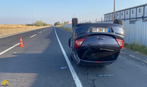 Emniyet kemeri hayatını kurtardı