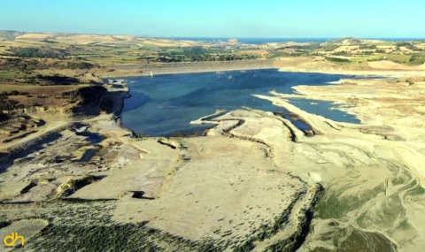 Naip Barajı’ndaki su seviyesi, yüzde 1’in altına düştü