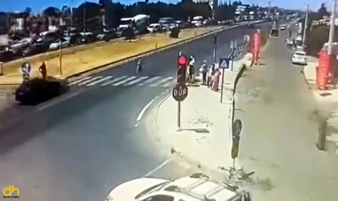 Otomobilin çarptığı yaya ağır yaralandı
