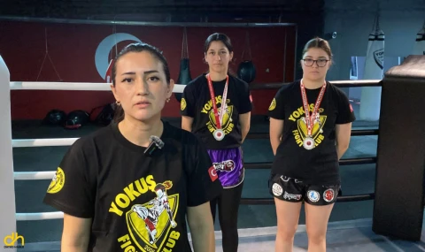 Şampiyon muaythai sporcuları Beyza ve Ayşe İrem’in hedefleri büyük