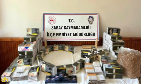 Saray’da 13 bin 820 makaron ele geçirildi