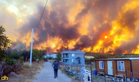 Şarköy'de alevler 3 mahalleyi sardı