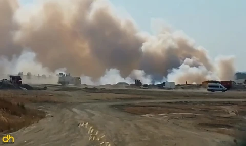 Silivri’de, çöp döküm sahasında çıkan yangın kontrol altına alındı