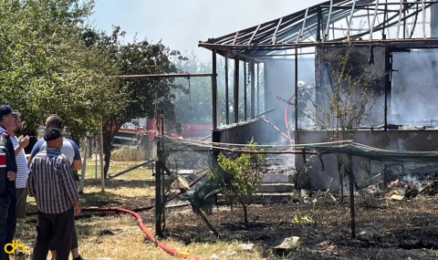 Tek katlı müstakil ev kullanılamaz hale geldi