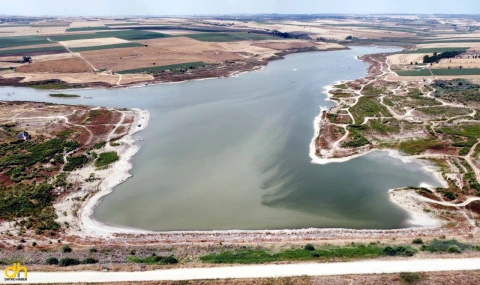 Türkmenli Göleti’nde su seviyesi yüzde 5’in altına düştü