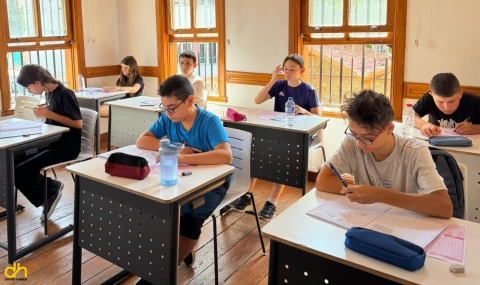 Bilgi Evi’nde, LGS öncesi deneme heyecanı