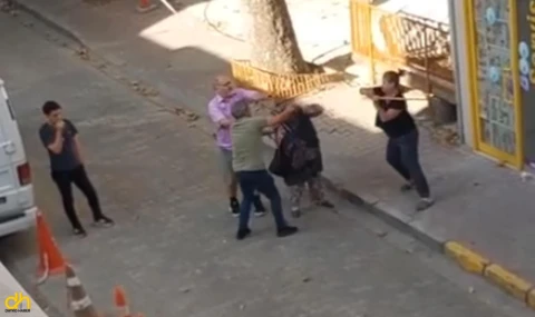 Ev sahibi ile kiracı arasında biber gazlı, sopalı kavga çıktı