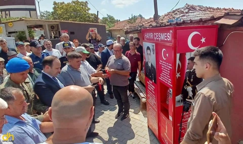 Şehit Üsteğmen Özsu’nun anısına hayır çeşmesi yaptırıldı