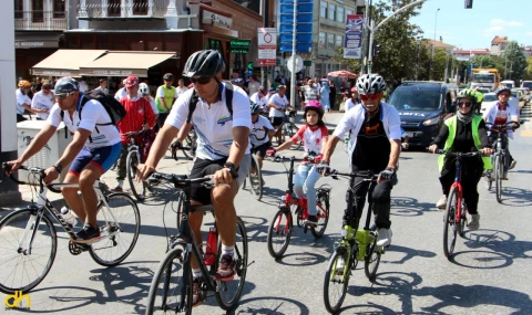 Avrupa Hareketlilik Haftası kapsamında Uluslararası Bisiklet Festivali düzenlendi