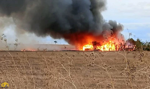 Baraka alev alev yandı