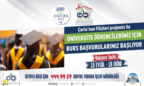 Burs başvuruları 15 Eylül'de başlıyor