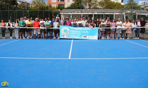 Çorlu 16 Yaş Sonbahar Kupası Tenis Turnuvası sona erdi