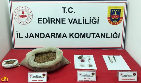 Evinde uyuşturucu bulunan şüpheli gözaltında