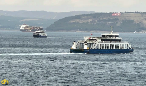 Gökçeada feribot seferleri iptal edildi
