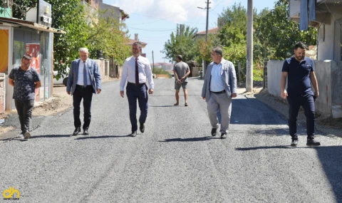 Havuzlar Mahallesi’nde yeni yol ve park çalışmaları devam ediyor
