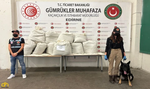Kapıkule’de, 114 kilo uyuşturucu ele geçirildi