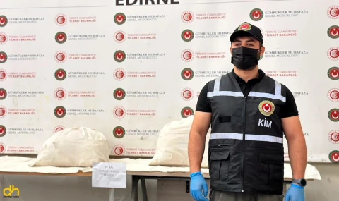 Kapıkule’deki TIR’da 51 kilo uyuşturucu ele geçirildi