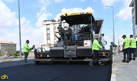 Saray Vize Caddesi yeni yüzüne kavuştu