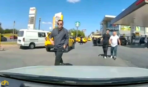 Trafikte tartıştığı sürücünün üzerine yürüyen şahsın ehliyetine el konuldu