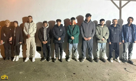 17 kaçak göçmen yakalandı