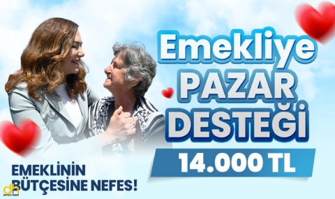 Büyükşehirden emeklilere 14 bin TL’lik can suyu