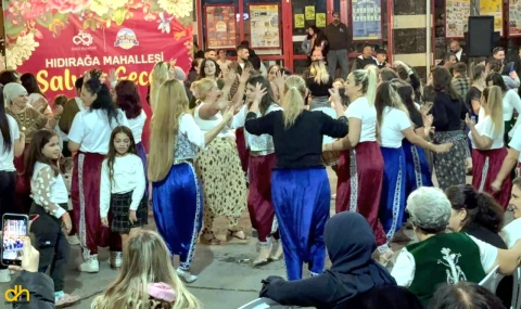 Hıdırağa Mahallesi’nde renkli şalvar gecesi