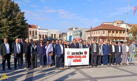 Muhtarlar Günü törenle kutlandı