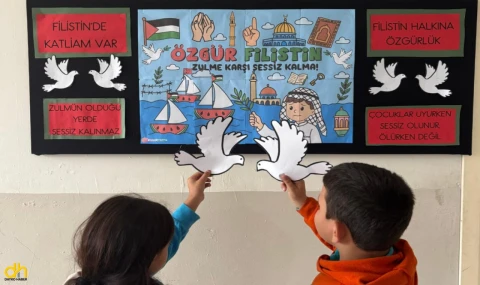 Okullarda Filistin farkındalık etkinlikleri düzenlendi