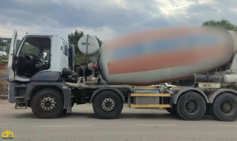 Taşıma sınırını aşan beton mikseri sürücüsüne 51 bin lira ceza