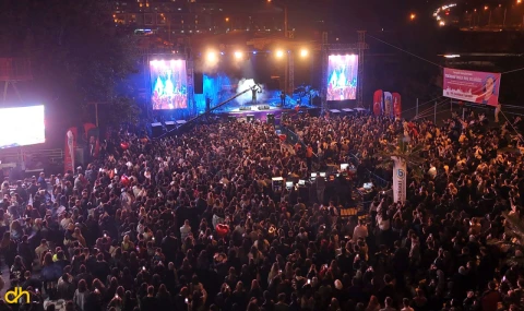 Üniversiteli gençler “Hoş Geldin Fest” ile coştu