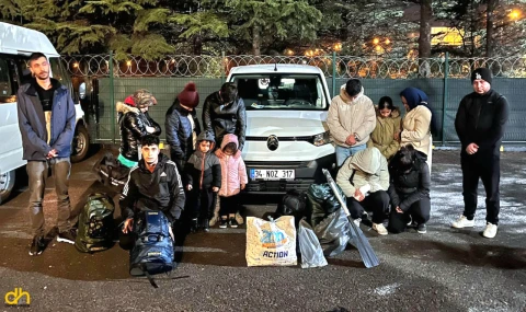 20 kaçak göçmen yakalandı, 5 organizatör tutuklandı