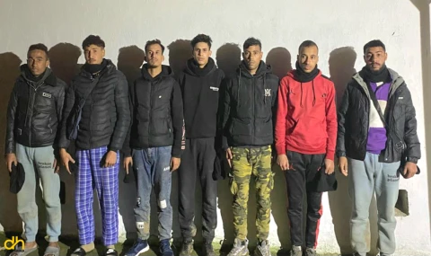 9 kaçak göçmen yakalandı