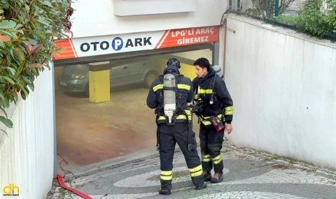 Apartmanın deposunda çıkan yangın büyümeden söndürüldü