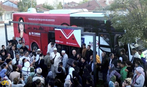 Büyükşehir’den umre yolcularına ulaşım desteği