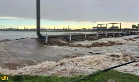 Çanakkale’de Tuzla Çayı taştı