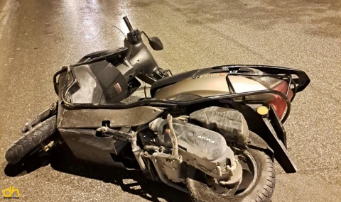 Devrilen motosikletin sürücüsü yaşamını yitirdi