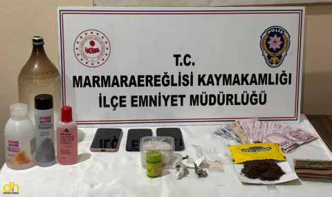 Evinde uyuşturucu bulunan şüpheli gözaltında