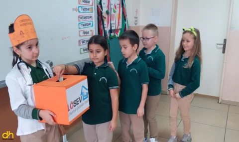 Kendileri küçük ama yürekleri çok büyük...