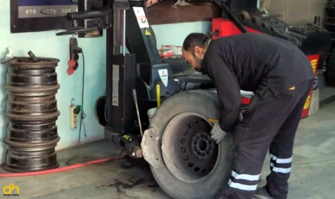 Lastikçilerde ‘kış lastiği’ yoğunluğu