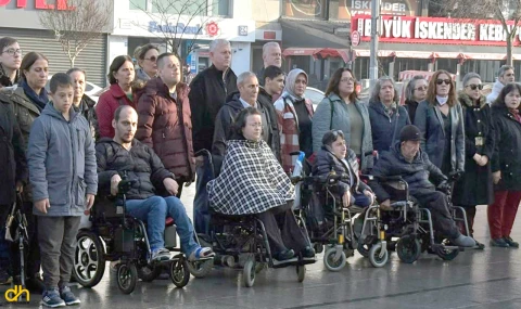 Engelli bireyler Çorlu’da sorunlarını dile getirdi