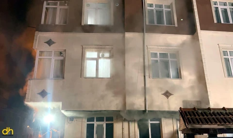 Evde çıkan yangında 1 kişi ağır yaralandı