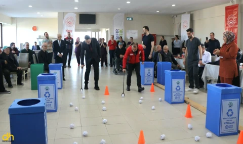 Huzurevi sakinleri için ‘Sıfır atık’ etkinliği düzenlendi