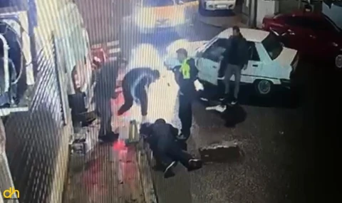 Kaza sonrası yerde yatan sürücüyü kontrol edip olay yerinden kaçtı