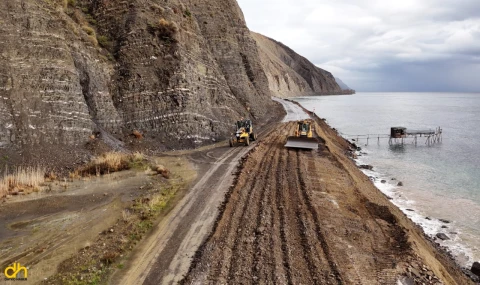 Büyükşehirden, Uçmakdere–Gaziköy yolunda heyelan önleme çalışması