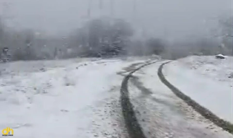 Çanakkale’nin yüksek kesimlerine kar yağdı