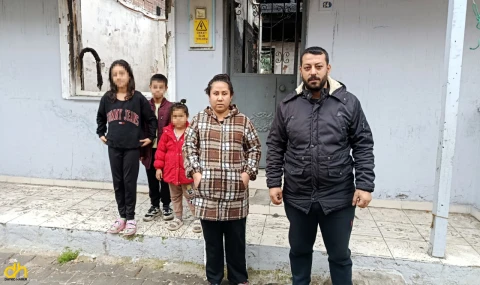 Evleri yanan 3 çocuklu aile, yardım eli bekliyor