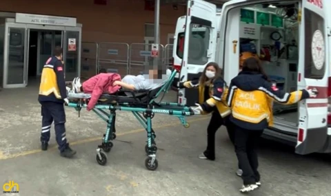 Otomobilin çarptığı yaya yaralandı